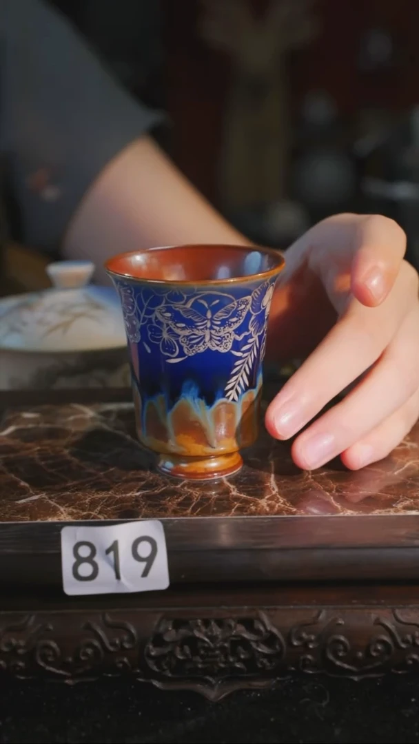 杯子等烟雨陶瓷手作主人杯819