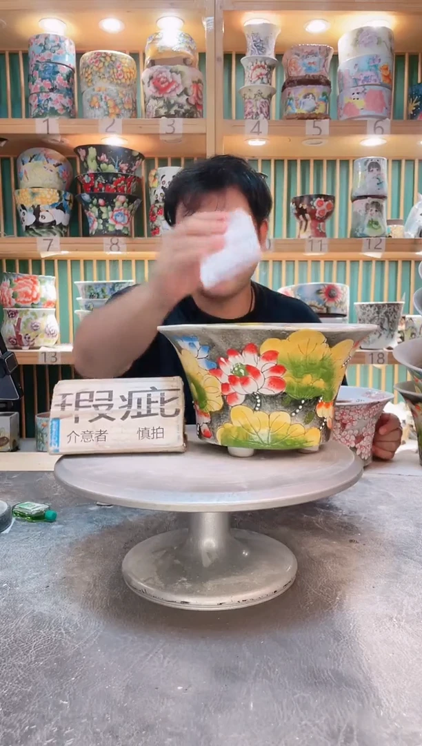 瓷片默认微瑕一物一拍1008-207