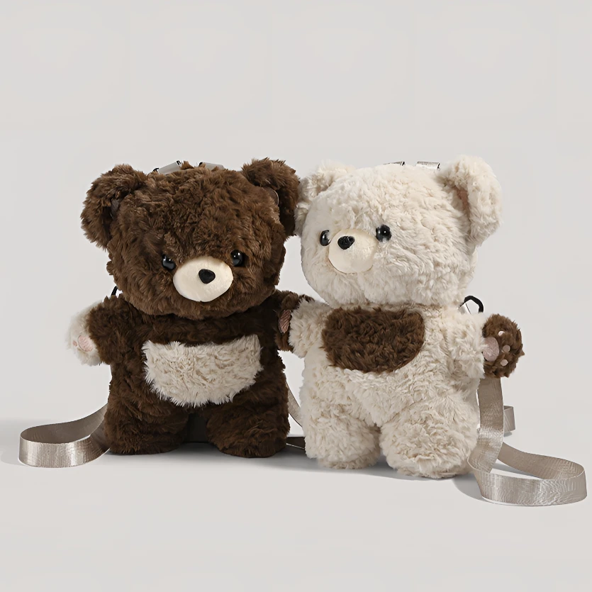 双肩包2025春夏新款小熊双肩背包小众创意高级可爱实用【SugarBox】