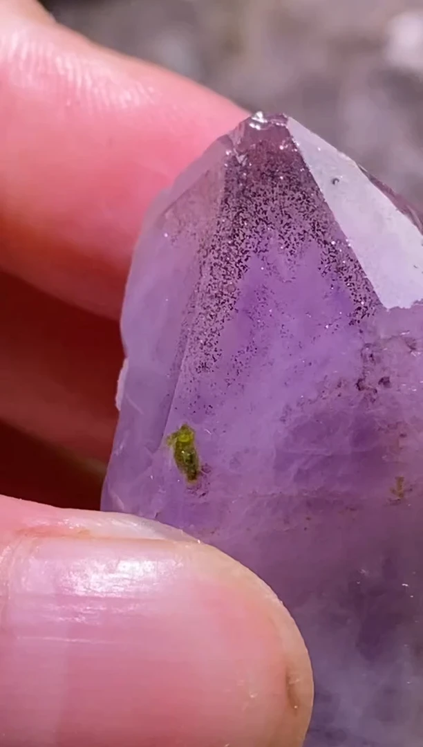 未镶嵌珠宝半成品水晶15号金草莓紫花园