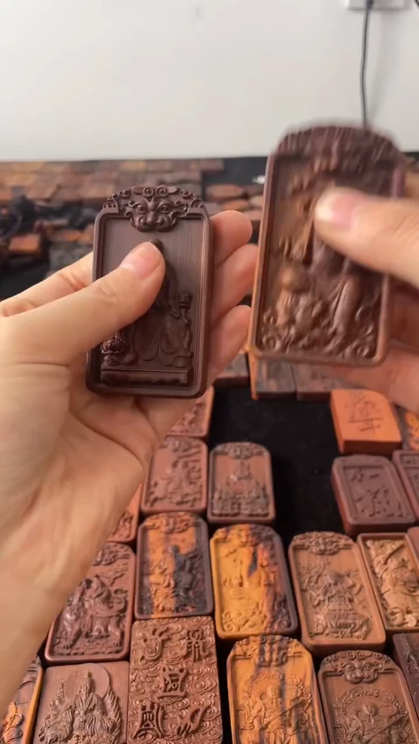 【闪购商品】木枣木文昌四兽枣赵公明法相配讳字