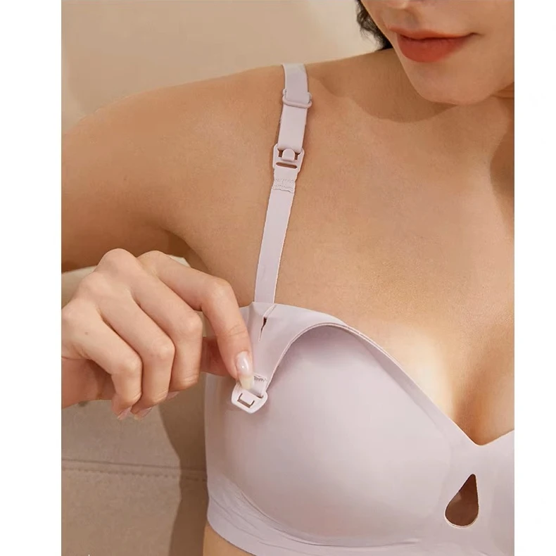 播间过十月婧家曼熙撤柜孕妇哺乳内衣聚拢防下垂孕期产后哺乳内衣