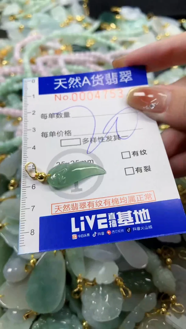 颈饰未镶嵌翡翠天然A货翡翠