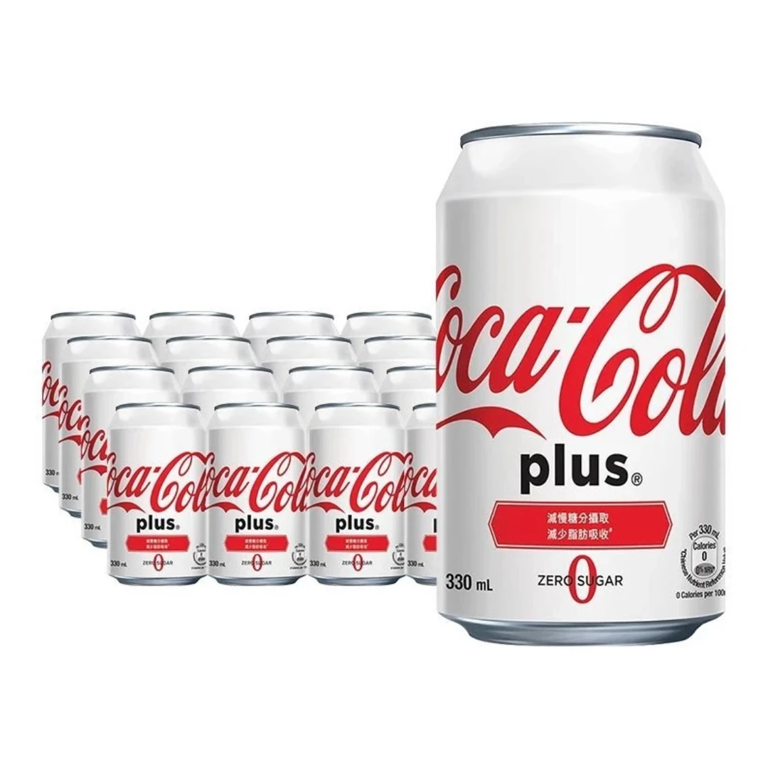 330ml罐装【官方正品】港版白色无糖可口可乐柠檬酸甜可口解腻·解渴