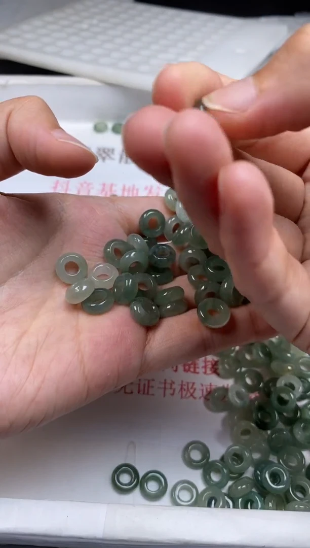 翡翠未镶嵌颈饰用****0贞城散珠批发DIY编制