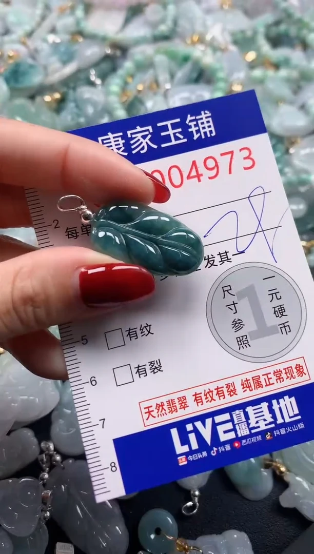 颈饰未镶嵌翡翠4973