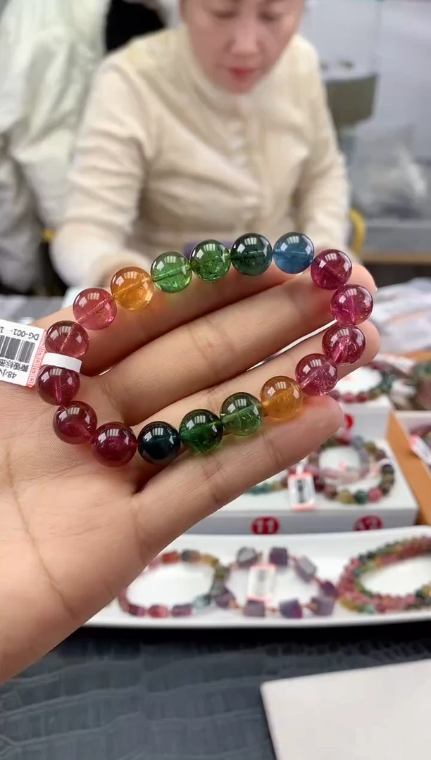 未镶嵌手串碧玺多样性发一条