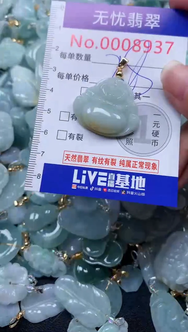 颈饰未镶嵌翡翠8937