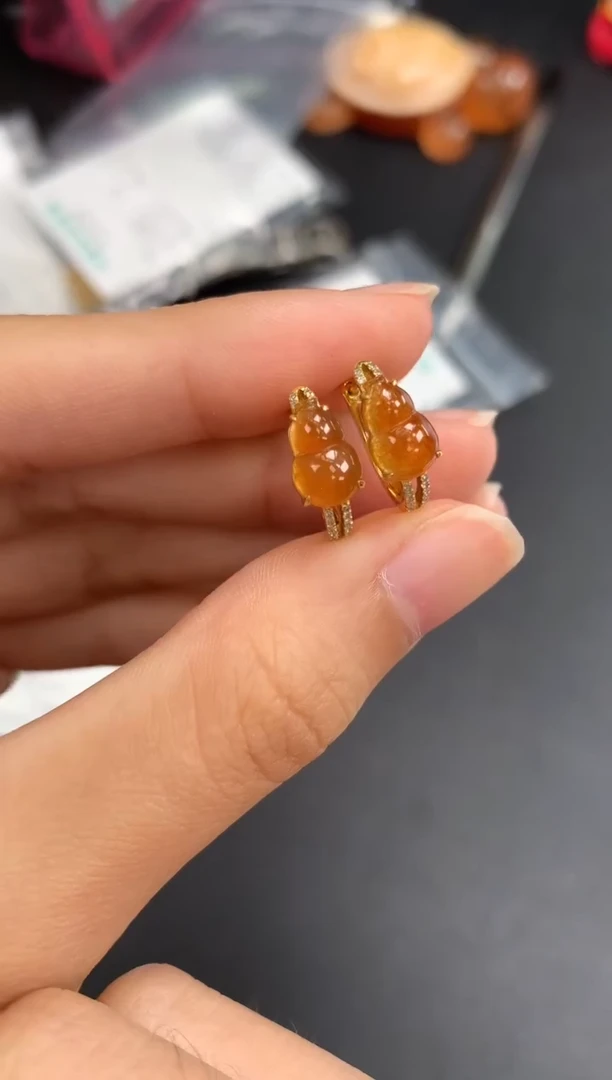 翡翠18K金镶嵌颈饰模式推广期48小时鉴赏期