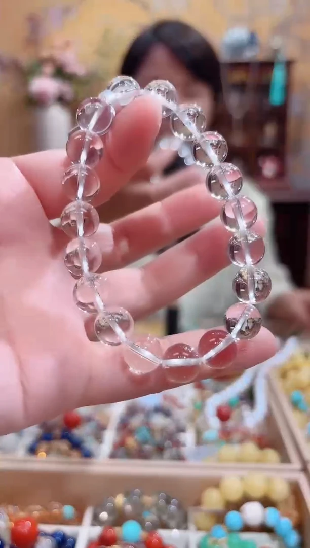 未镶嵌手链水晶特级5A全净体10咪