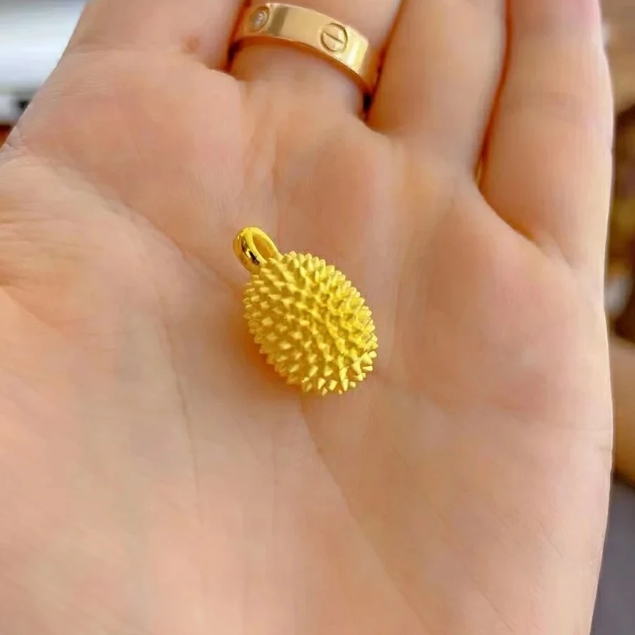 【雅婷精选】足金999小金榴莲（赠合金链）