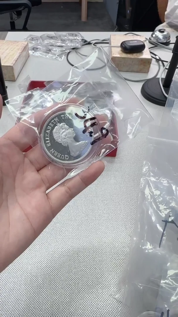 纯银银币16号34.9克左右无证盒