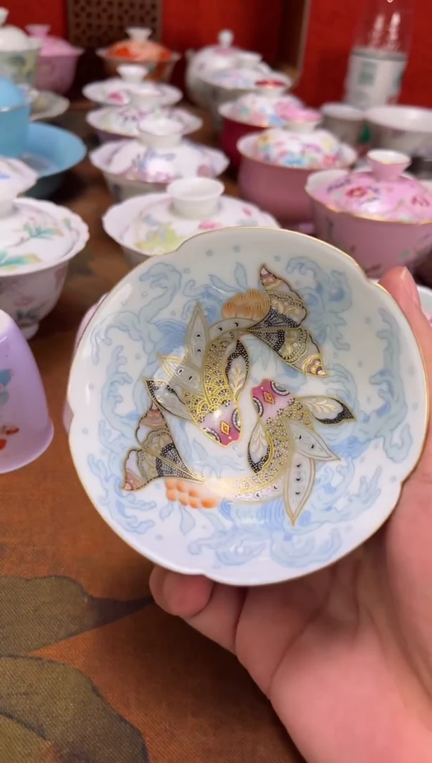 景德镇纯手绘陶瓷茶具