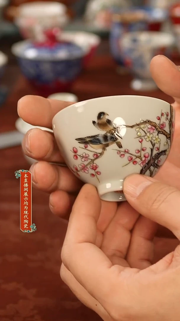 陶瓷景德镇手工手绘美器