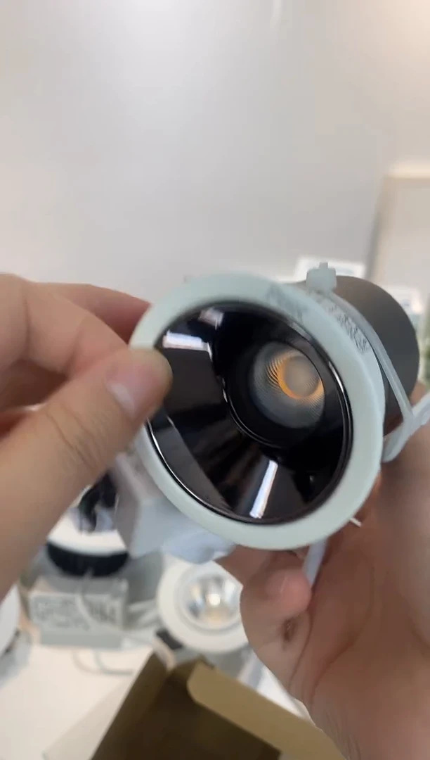 嵌入式天花射灯 光影2 7W 3000K 24度 窄边框 Ra90 φ55mm