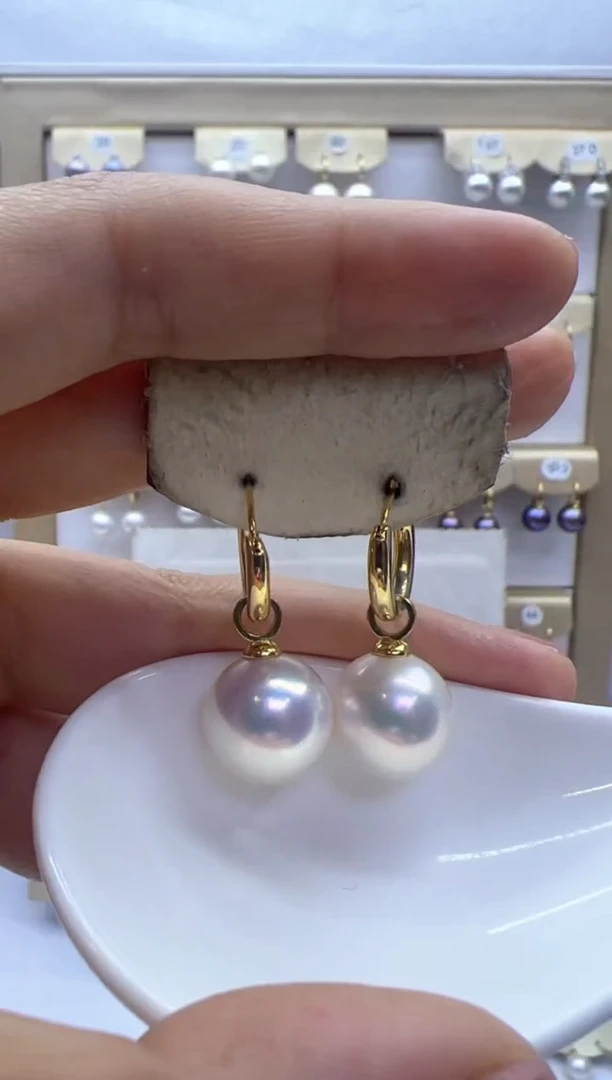 【闪购商品】淡水珍珠耳饰银S925镶嵌169+