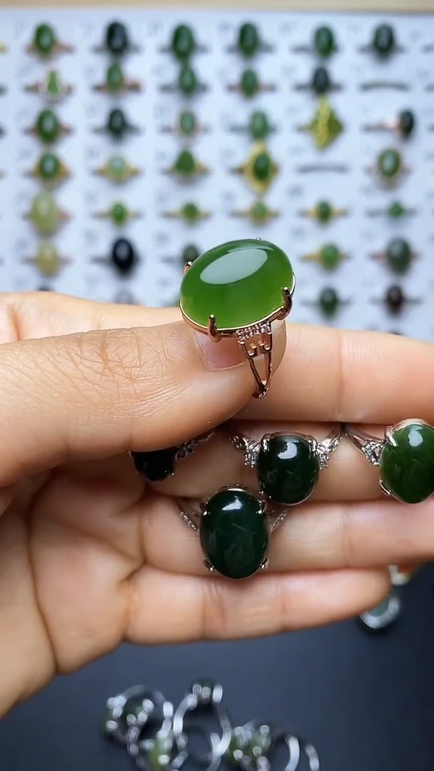 【闪购商品】和田玉戒指未镶嵌1