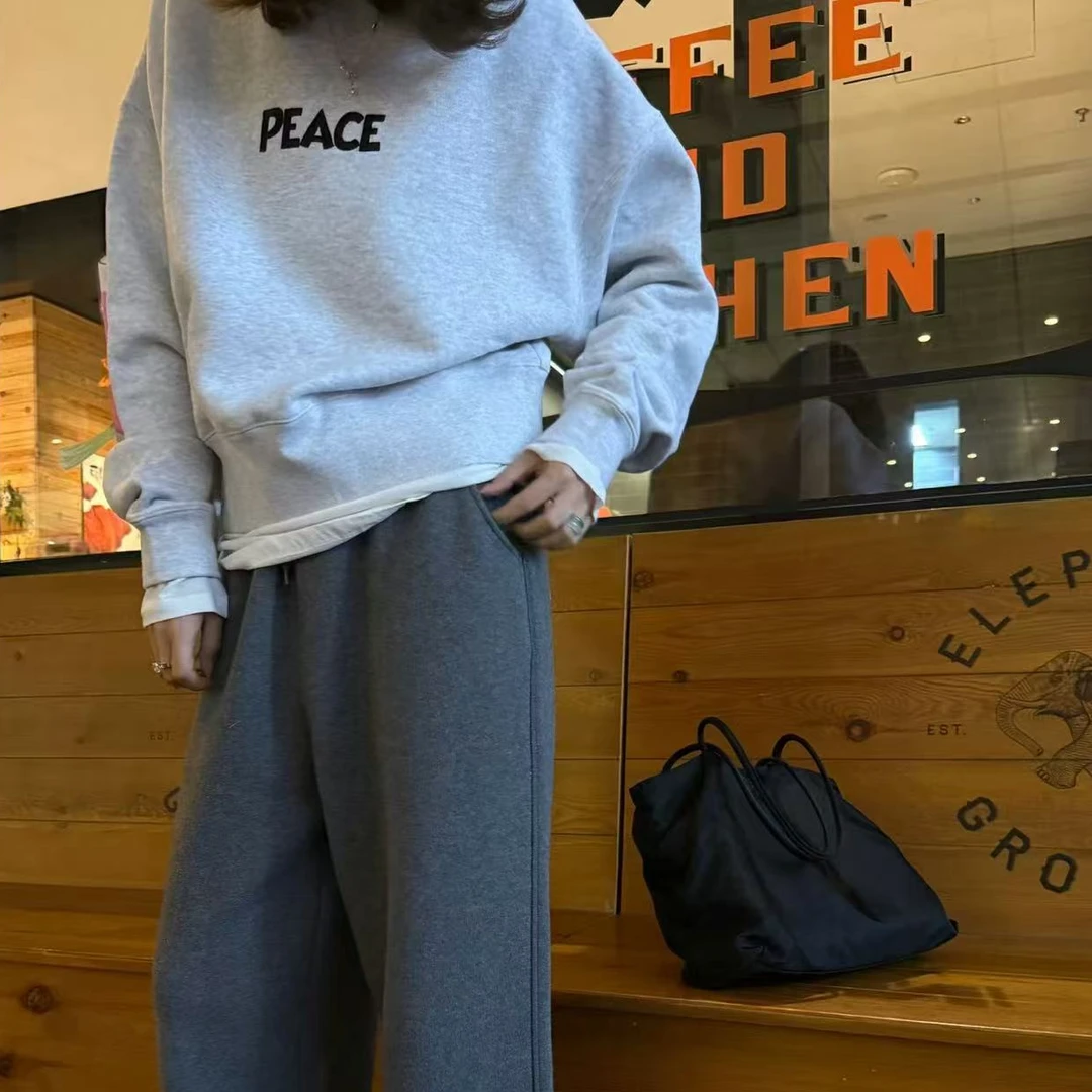 FAY丨宽边下摆字母卫衣（2H1396）