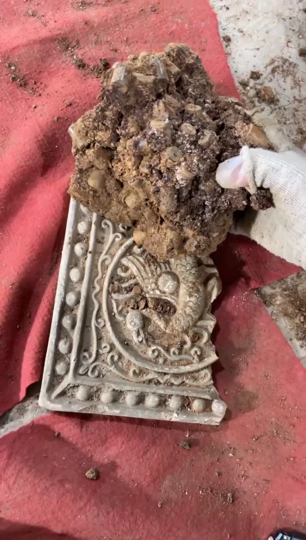 瓷片手工，手绘，陶瓷