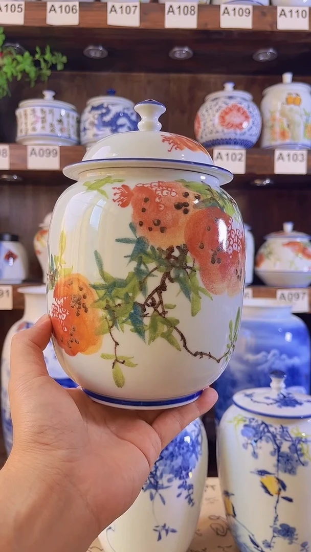 迎君陶瓷纯手工手绘 12