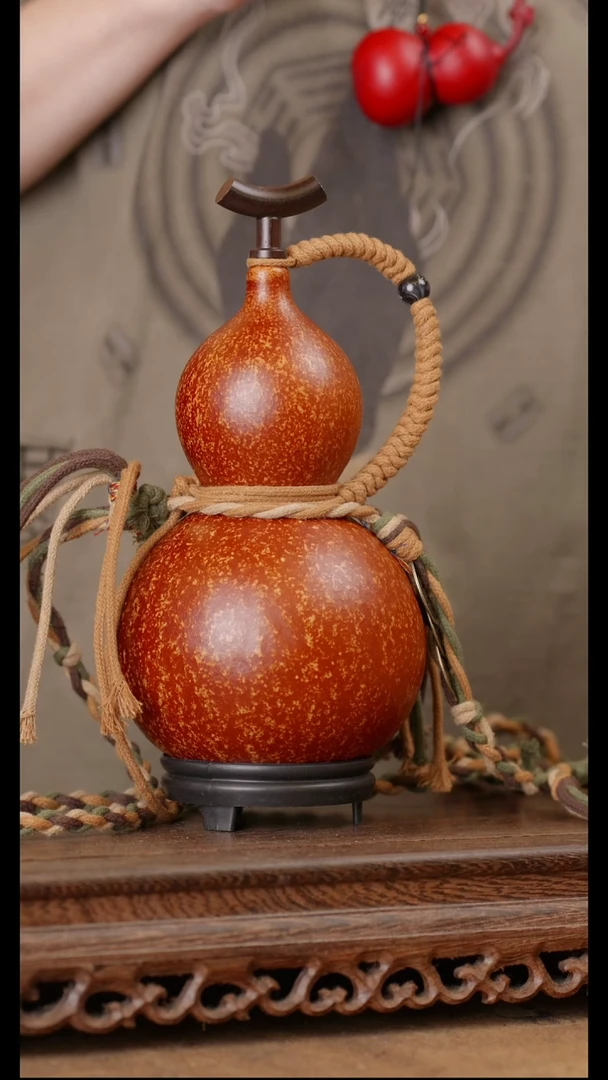 288号精品天然大漆酒葫芦一物一拍~
