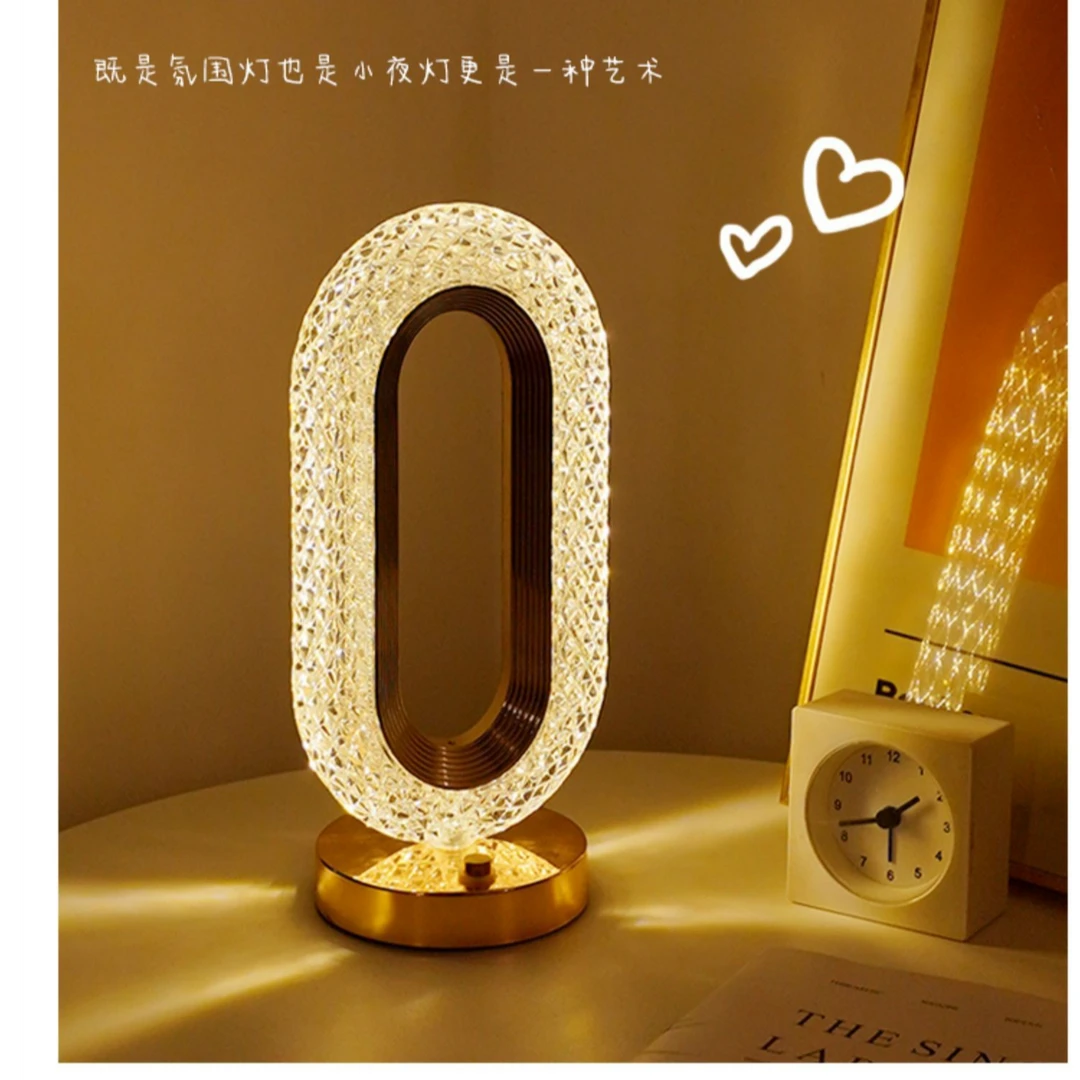 台灯轻奢高级感颜值网红简约卧室床头灯创意充电氛围灯节日礼物灯