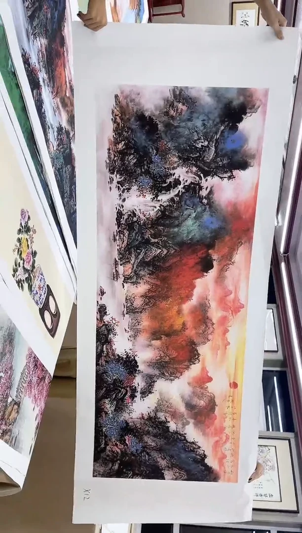 国画九霄甄选国画作品x12