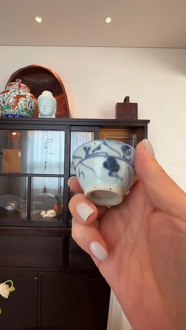 茶道摆件0000青花盏  福利9103
