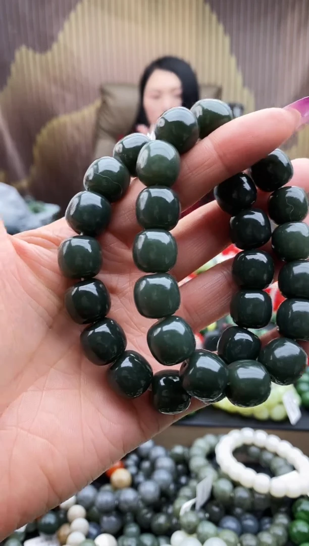 未镶嵌手串和田玉老型且末蓝14