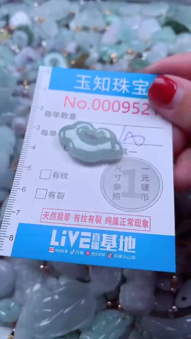吊坠(不含链)未镶嵌翡翠9521