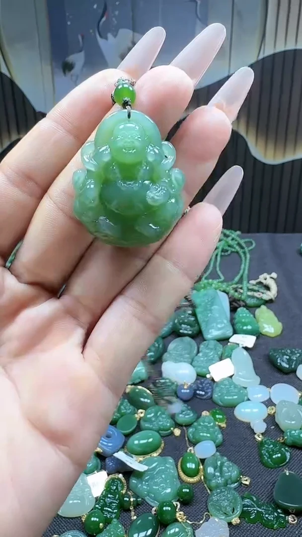 和田玉未镶嵌挂件1