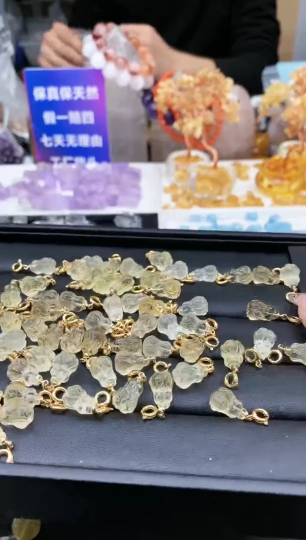 【闪购商品】水晶颈饰未镶嵌142a多样性发其一/2.5/1个