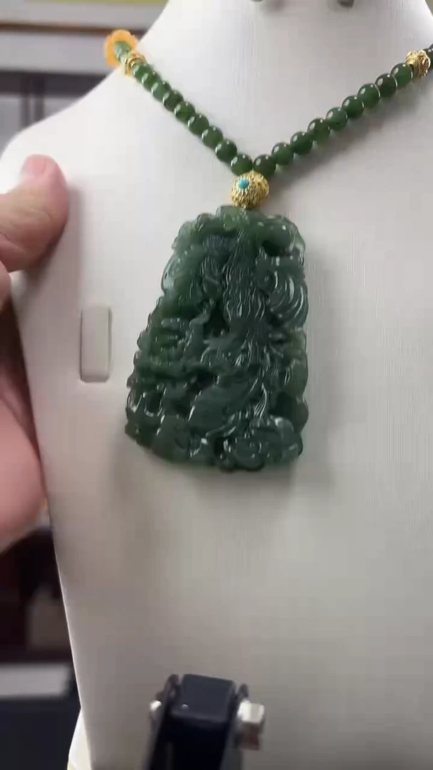 颈饰未镶嵌和田玉凤凰