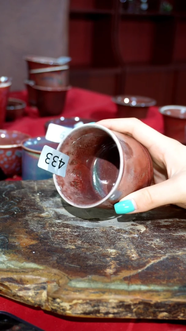 摆件精品窑变钧瓷茶器