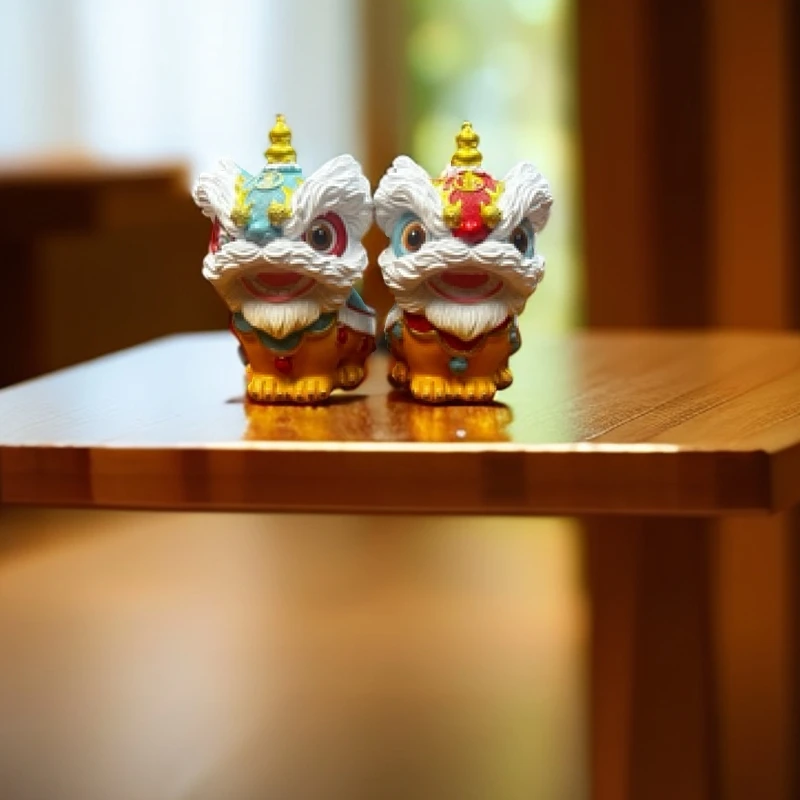 高端茶具醒狮茶宠小摆件