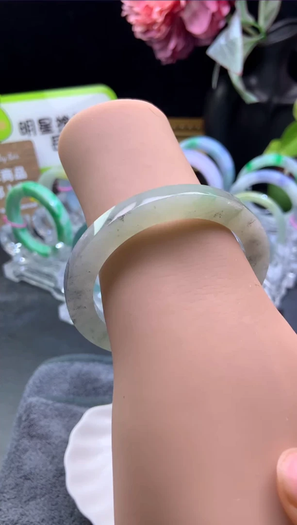 未镶嵌手镯定制翡翠55-61「定制不退不换」