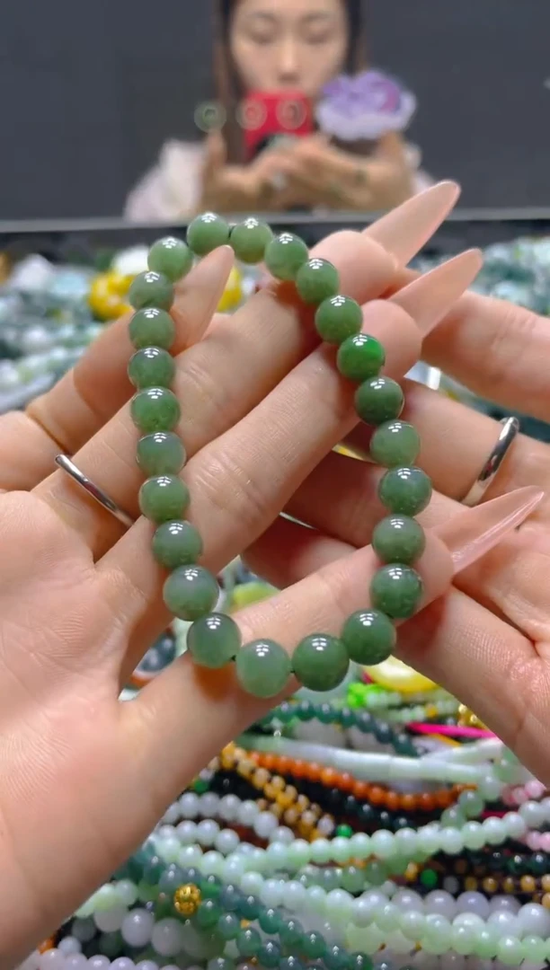 颈饰未镶嵌翡翠7MM