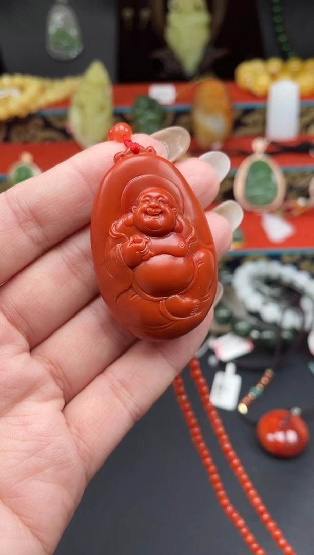 颈饰未镶嵌南红玛瑙sn56
