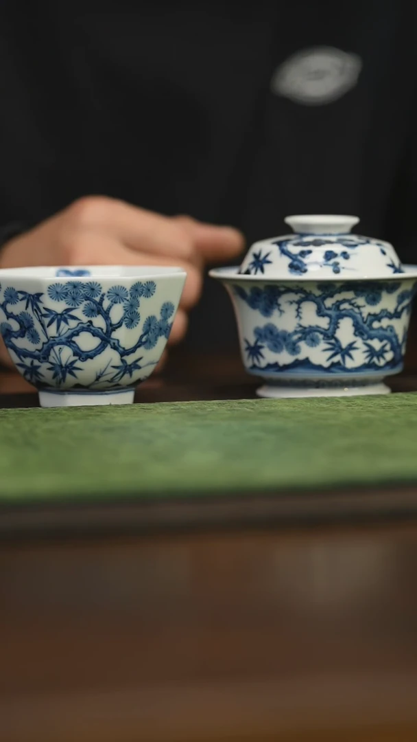 【闪购商品】杯柴窑青花破价福利   2件