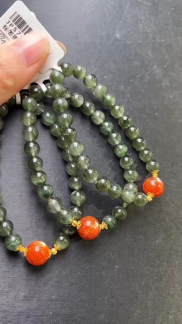 未镶嵌手串水晶18k绿发晶金枝玉叶 手串多样性发一JP57456