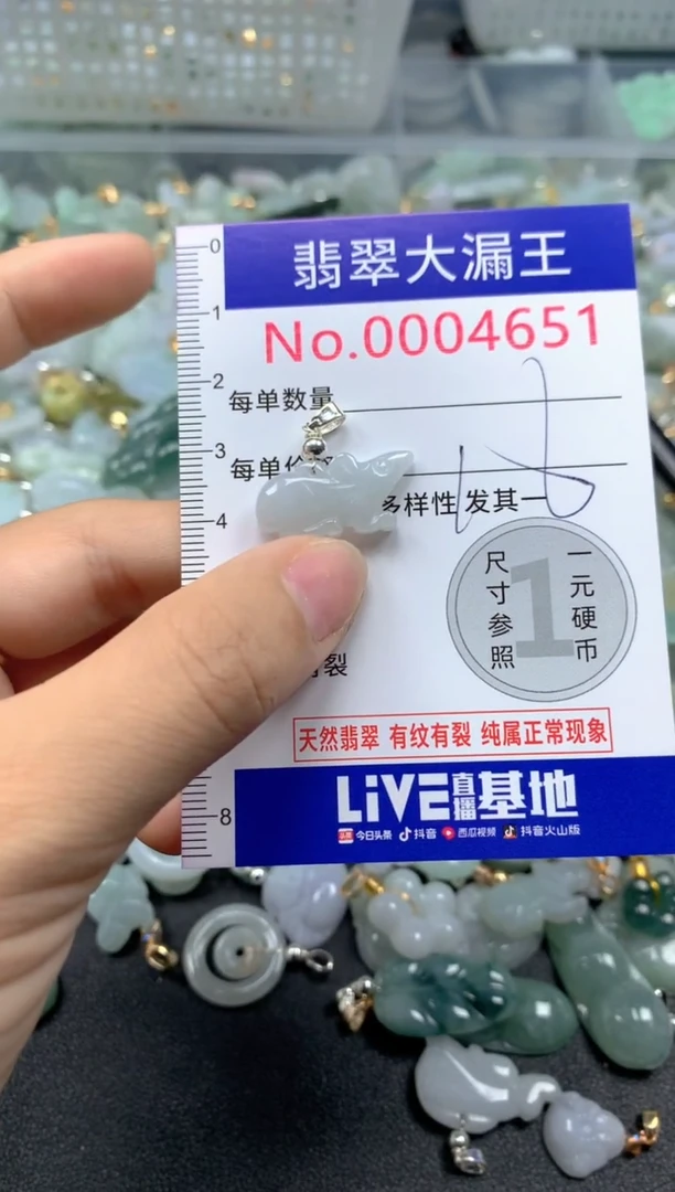 颈饰未镶嵌翡翠4651