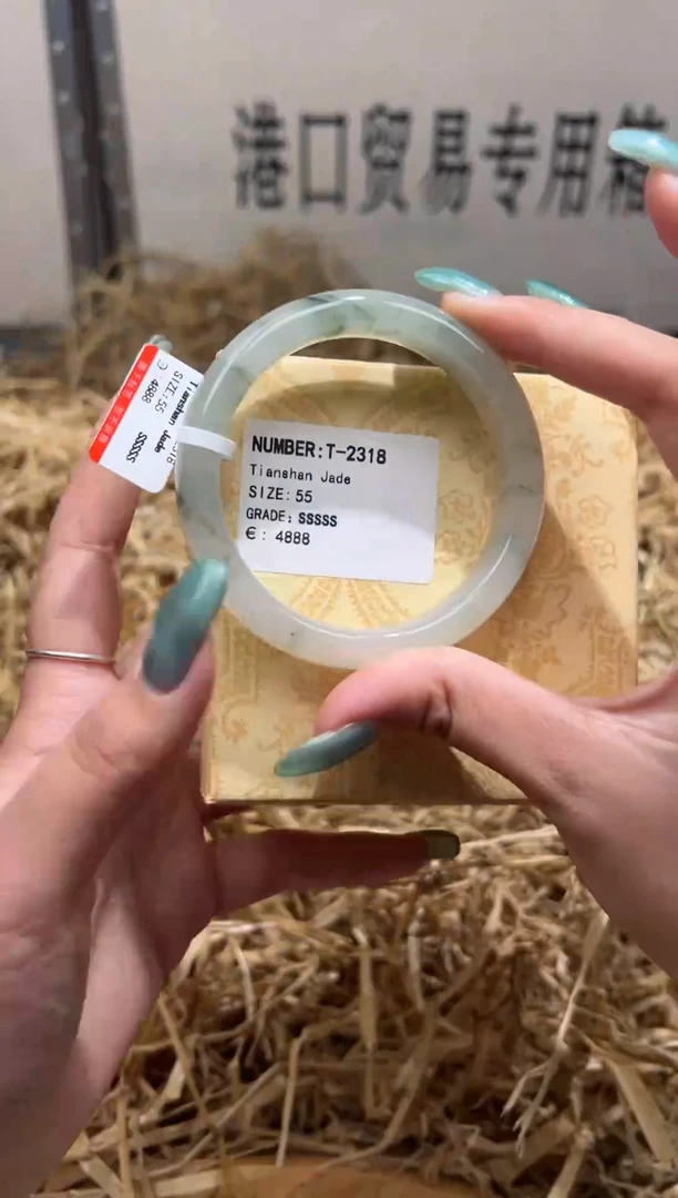 未镶嵌手镯石英质玉T2318HU