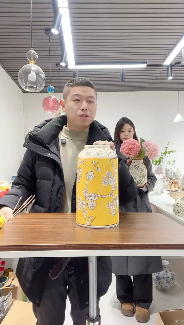 【闪购商品】陶瓷五福梅D11