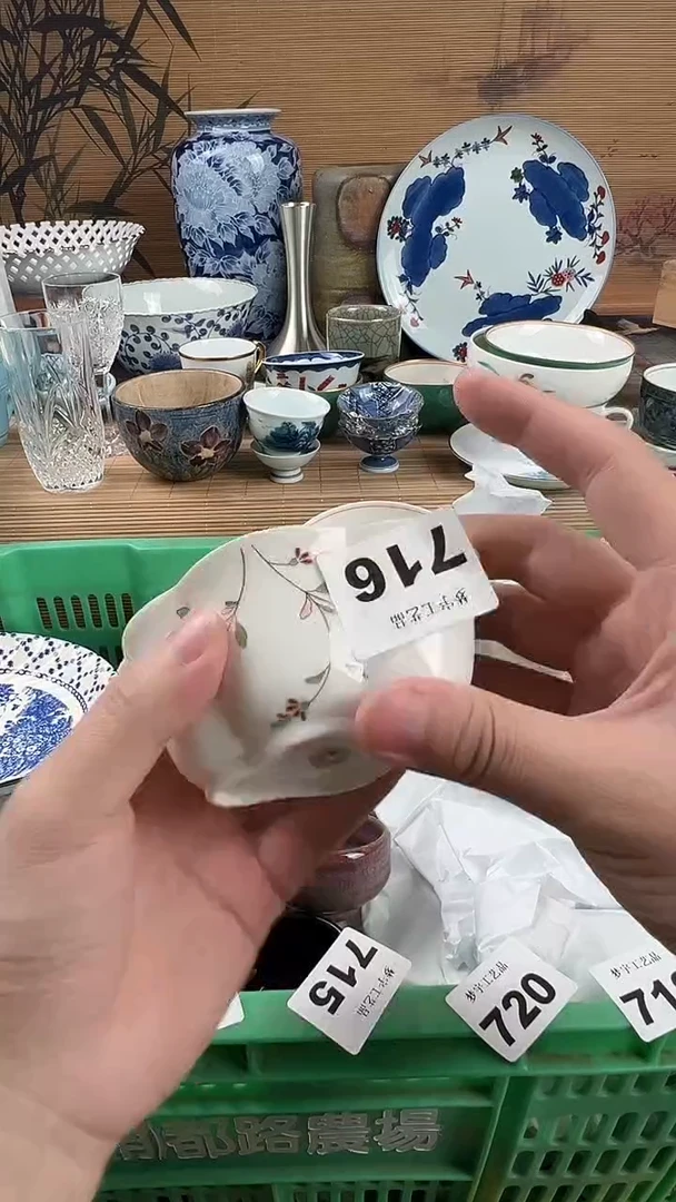 瓷片菠***蒜瓷片A       716