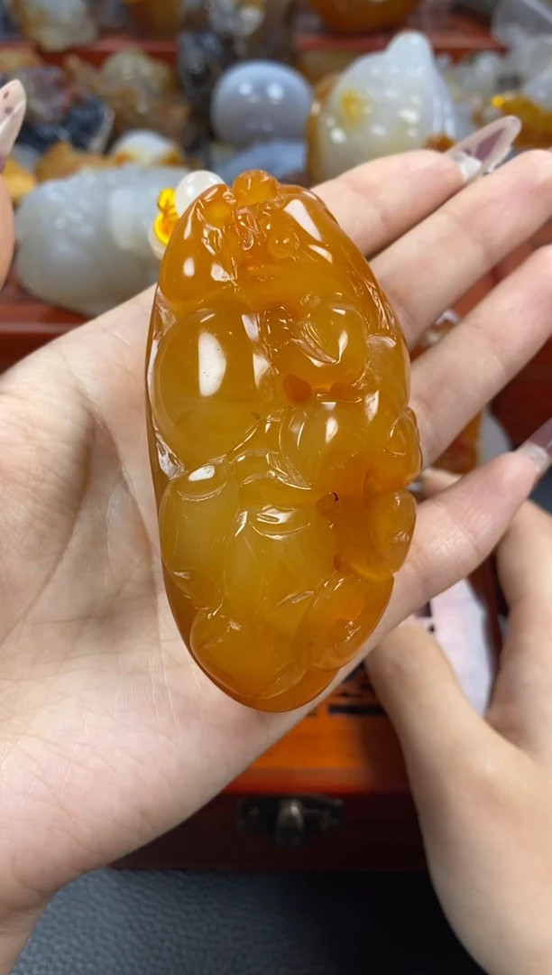 【闪购商品】玛瑙/玉髓手把未镶嵌1