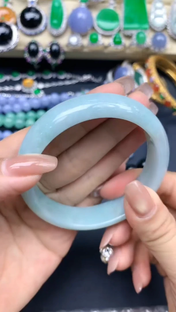 未镶嵌手镯翡翠172-中国好珍宝