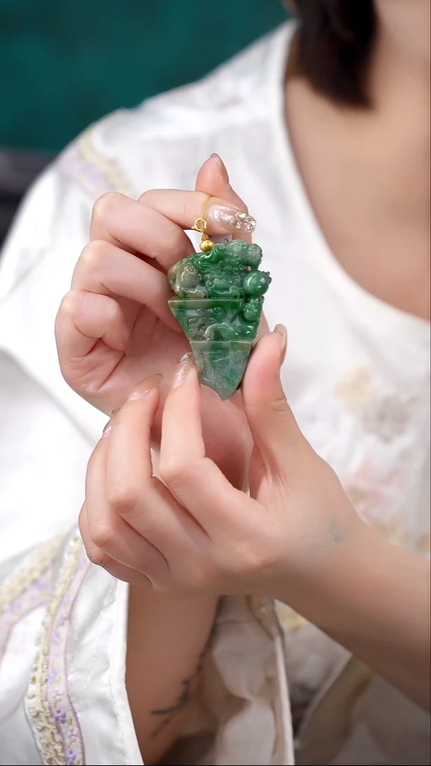 颈饰未镶嵌翡翠翡翠吊坠