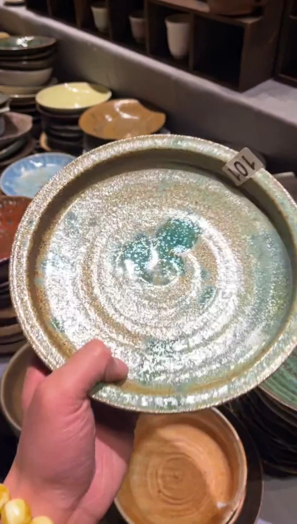 【闪购商品】瓷片101  粗陶手工壶承1个