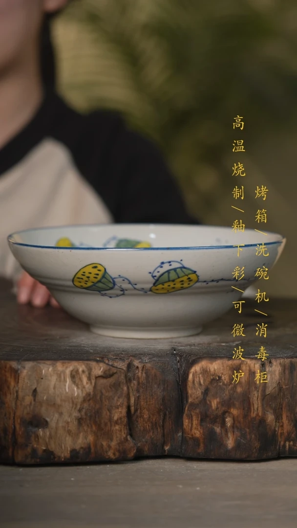 【闪购商品】瓷片景德镇高温釉下彩可微波烤箱洗碗机