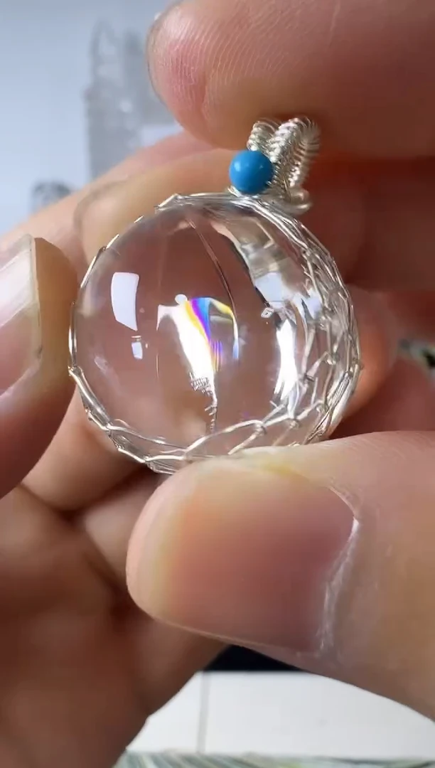 颈饰合金水晶矿坑微瑕